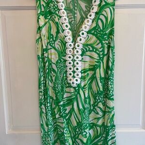 Lilly Pulitzer Green and White Dress